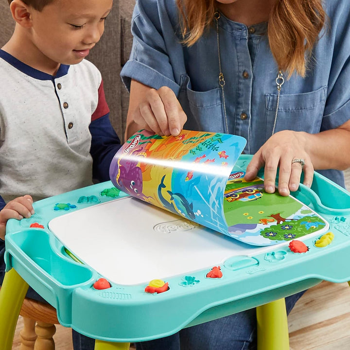 Play-Doh All-in-One Creativity Starter Station - Flip & Play Activity Table for Ages 3+