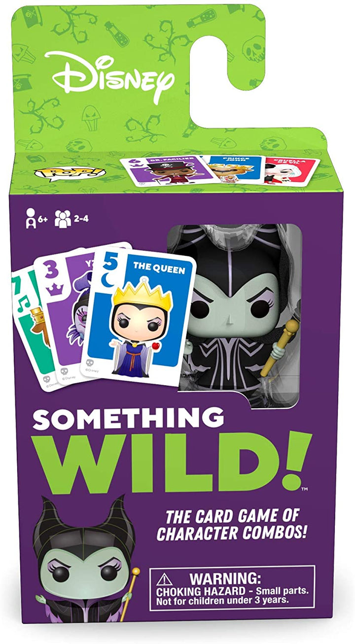 Funko 49356 Brettspiele 49356 Signature Something Wild Card Game-Villains, Mehrfarbig