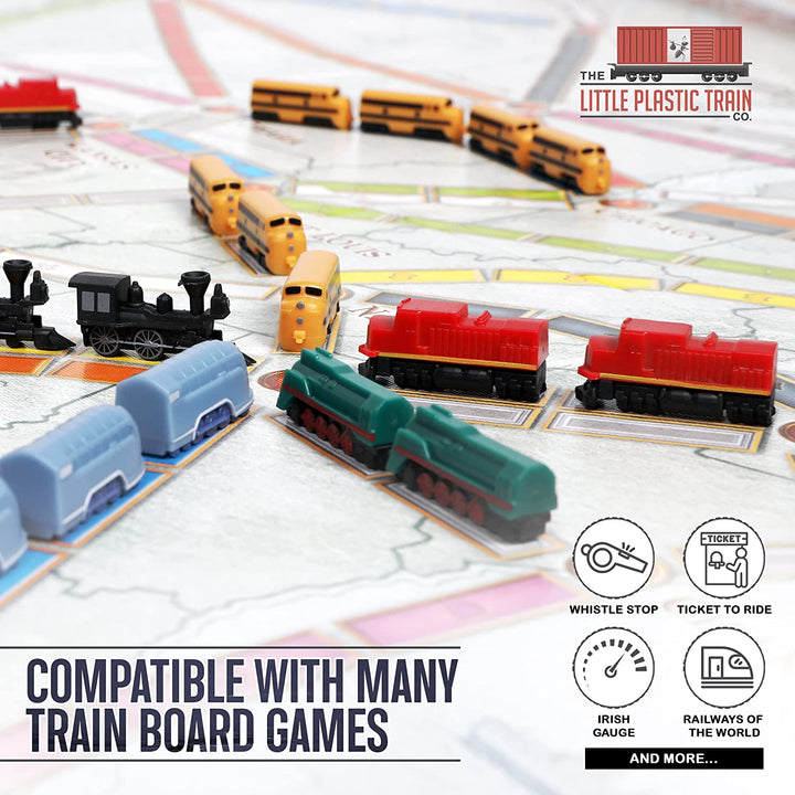 The Little Plastic Train Co. Midnight Express Deluxe Board Game Train Set (92336)