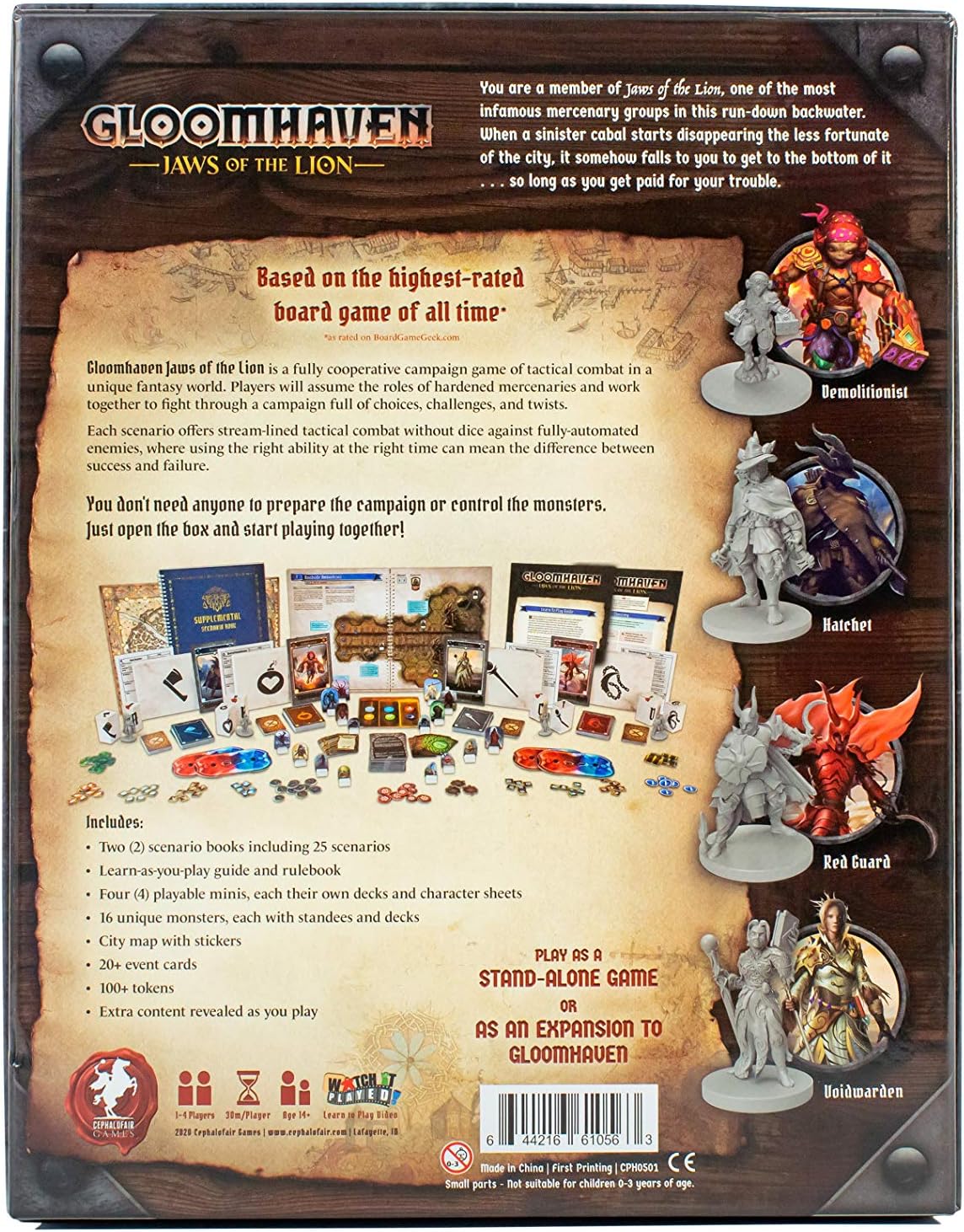 Cephalofair Games Gloomhaven: Jaws of the Lion Board Game 6