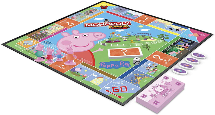 Monopoly Junior: Peppa Pig Edition Brettspiel für 2-4 Spieler