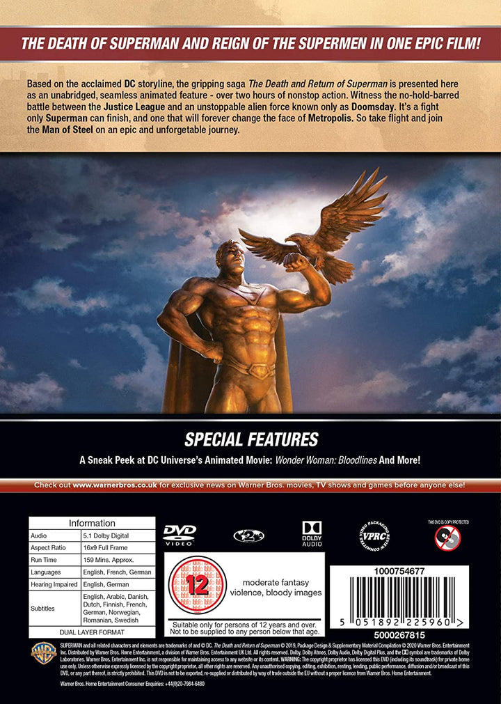 The Death and Return of Superman (2011) - DVD