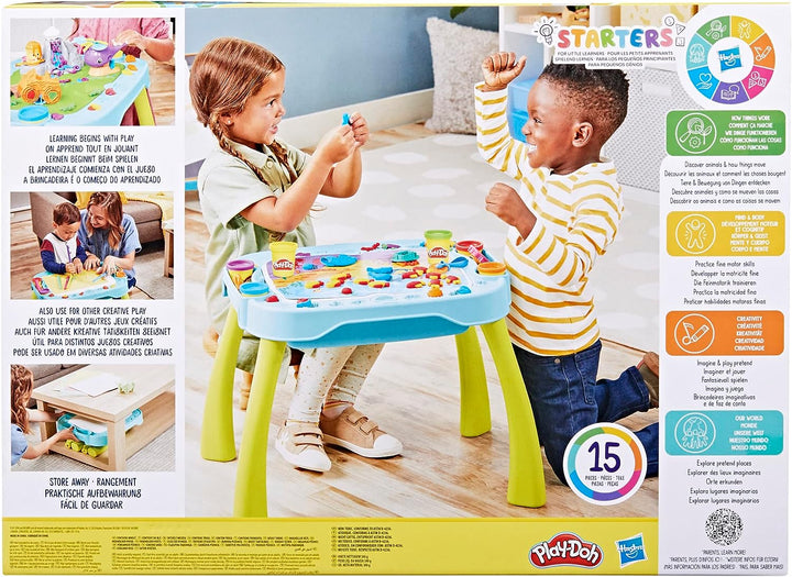 Play-Doh All-in-One Creativity Starter Station - Flip & Play Activity Table for Ages 3+