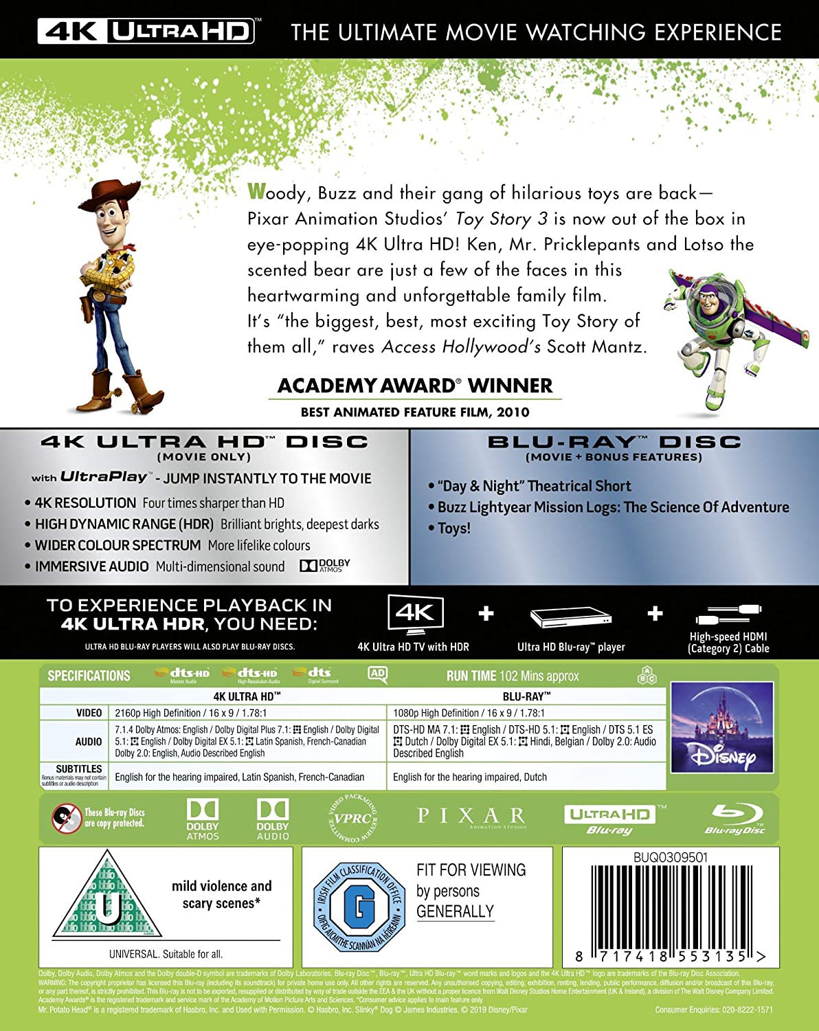 Toy Story 3 (2010) - [Blu-ray] 3