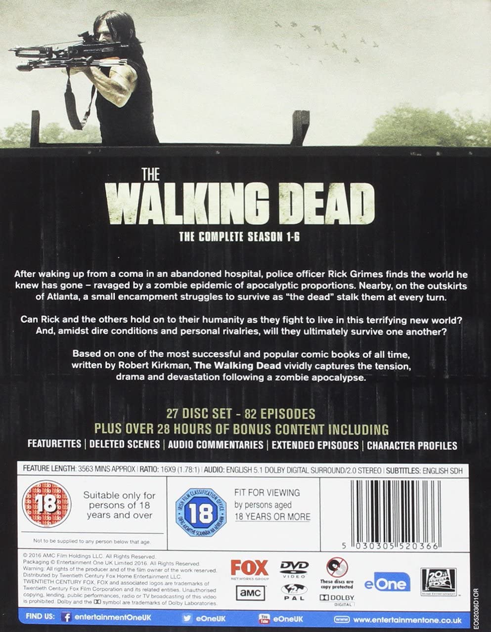 The Walking Dead - The Complete Season 1-6 [DVD]