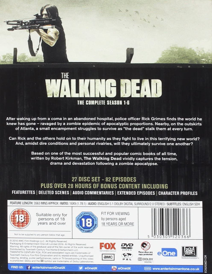 The Walking Dead - The Complete Season 1-6 [DVD]