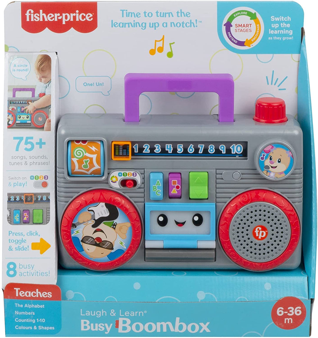 Fisher-Price Ridi e impara Occupato Boombox