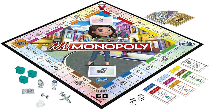 Frau Monopoly Brettspiel; Erstes Spiel, in dem Frauen mehr verdienen als Männer
