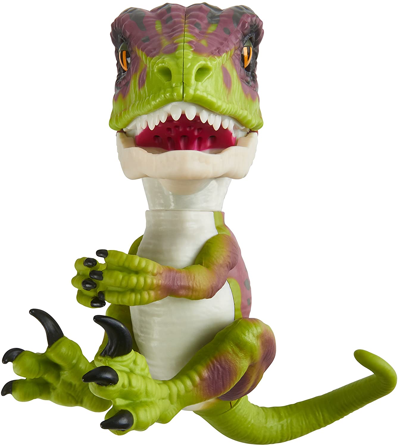 Fingerlings Untamed Raptor - Interactive Baby Dinosaur Toy - Stealth Green