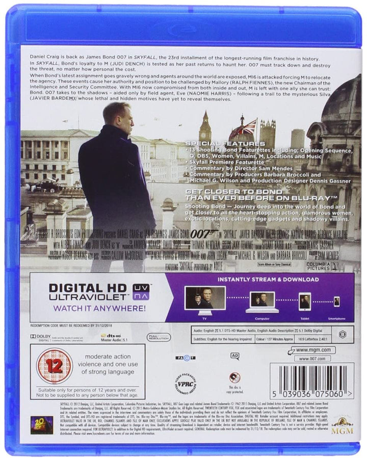 Skyfall [Blu-ray] [2012]