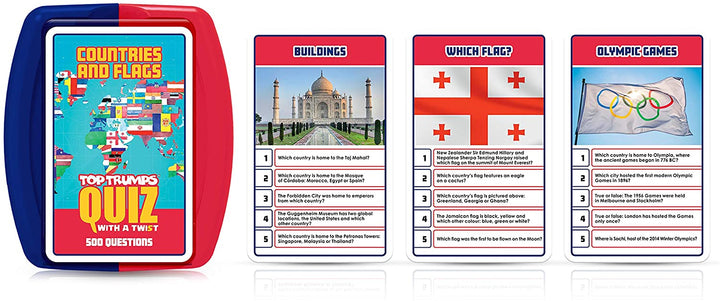 Countries and Flags Top Trumps Quiz Game