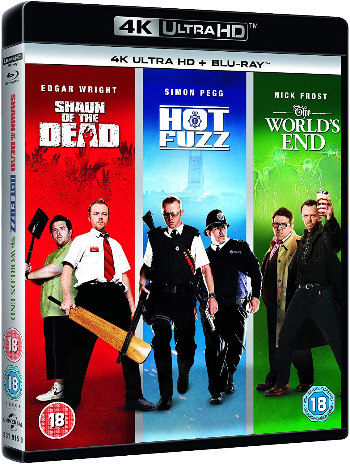 Shaun of the Dead / Hot Fuzz / The World's End: The 4K Collection [Blu-ray] 2