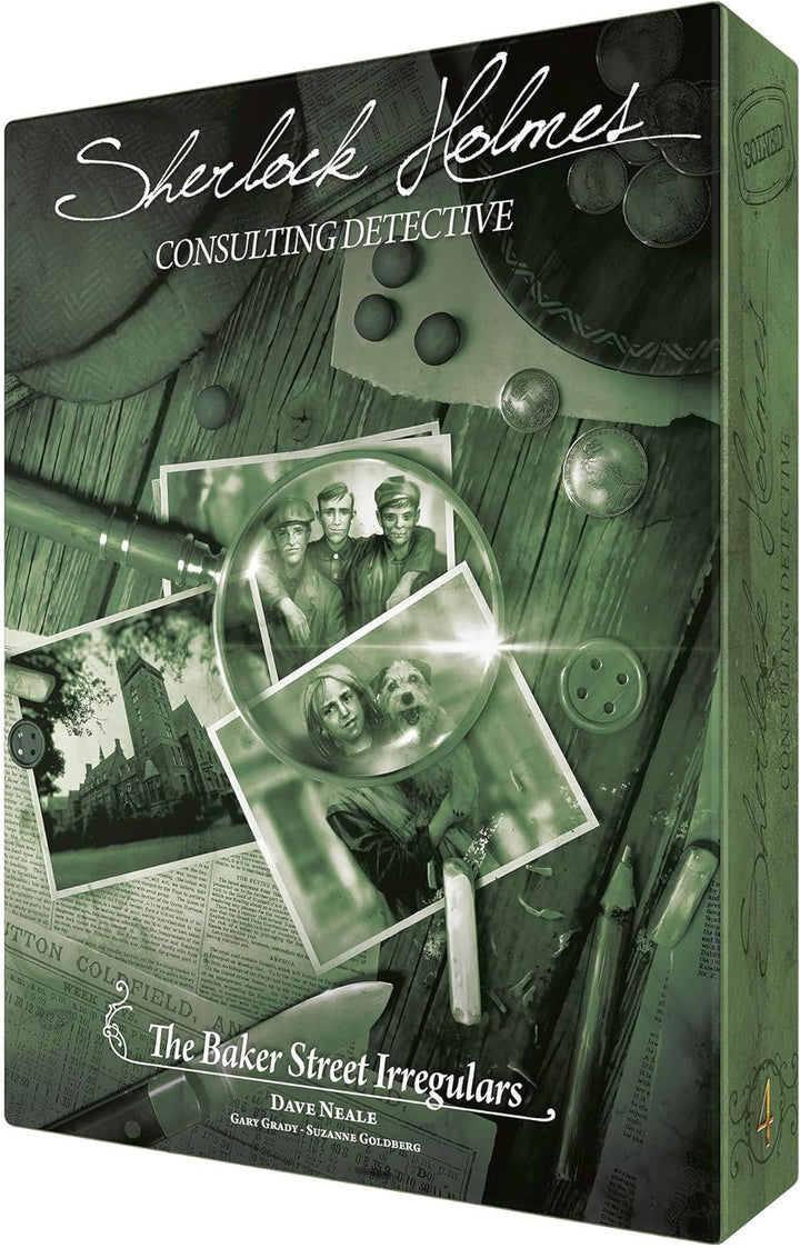 Space Cowboys – Sherlock Holmes Consulting Detective: The Baker Street Irreguläre – Brettspiel