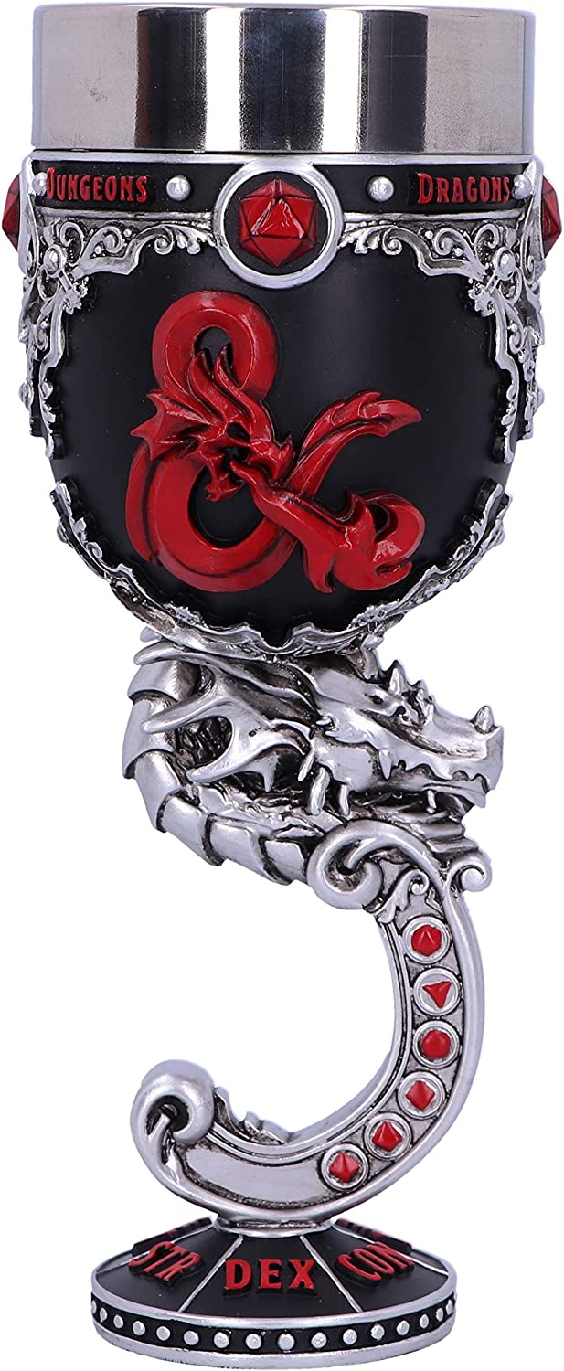 Nemesis Now Dungeons & Dragons D20 Goblet Resin Fantasy Collectible