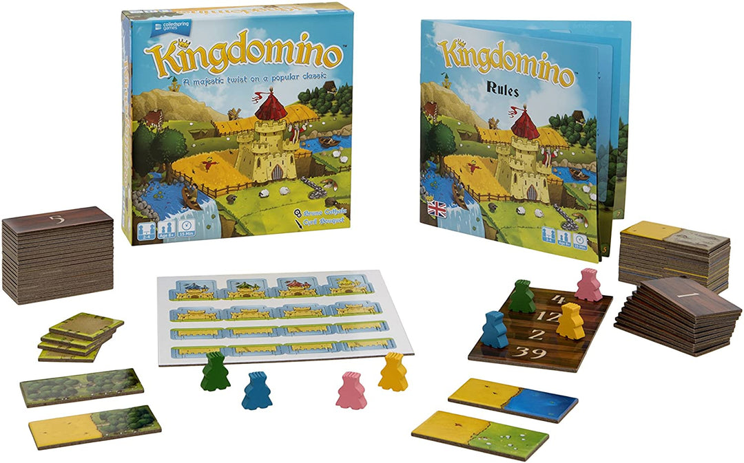 Coiledspring Games Kingdomino Spiel, Mehrfarbig