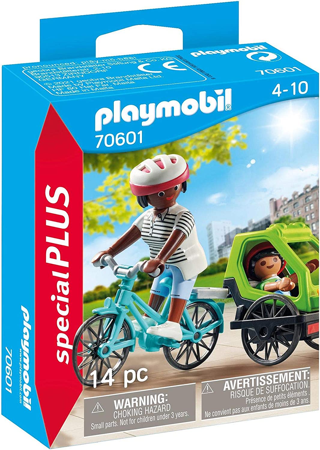 Playmobil 70601 Special Plus Bicycle Excursion Playset - Mother and Child Bike Adventure for Ages 4+ 1