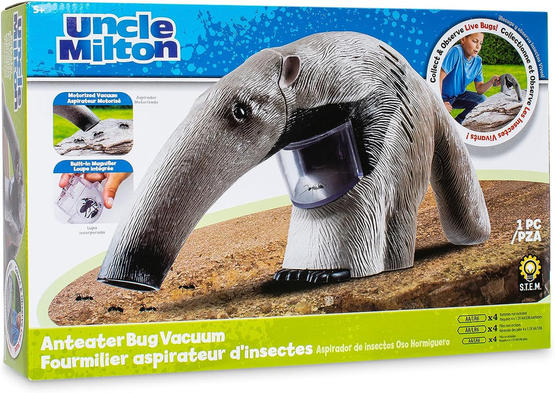 Uncle Milton Ant Eater Bug Vacuum - Educational Outdoor Insect Catcher for Kids 3+