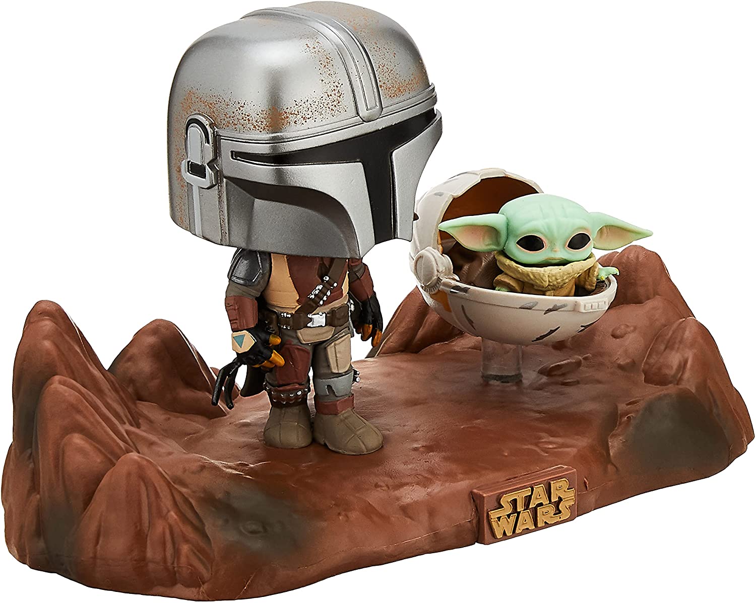 Funko Pop! Movies Star Wars - The Mandalorian with Child Vinyl Figure #390 1