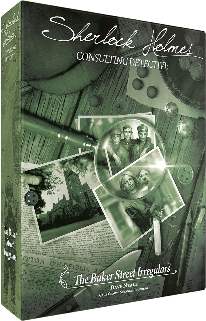 Space Cowboys – Sherlock Holmes Consulting Detective: The Baker Street Irreguläre – Brettspiel
