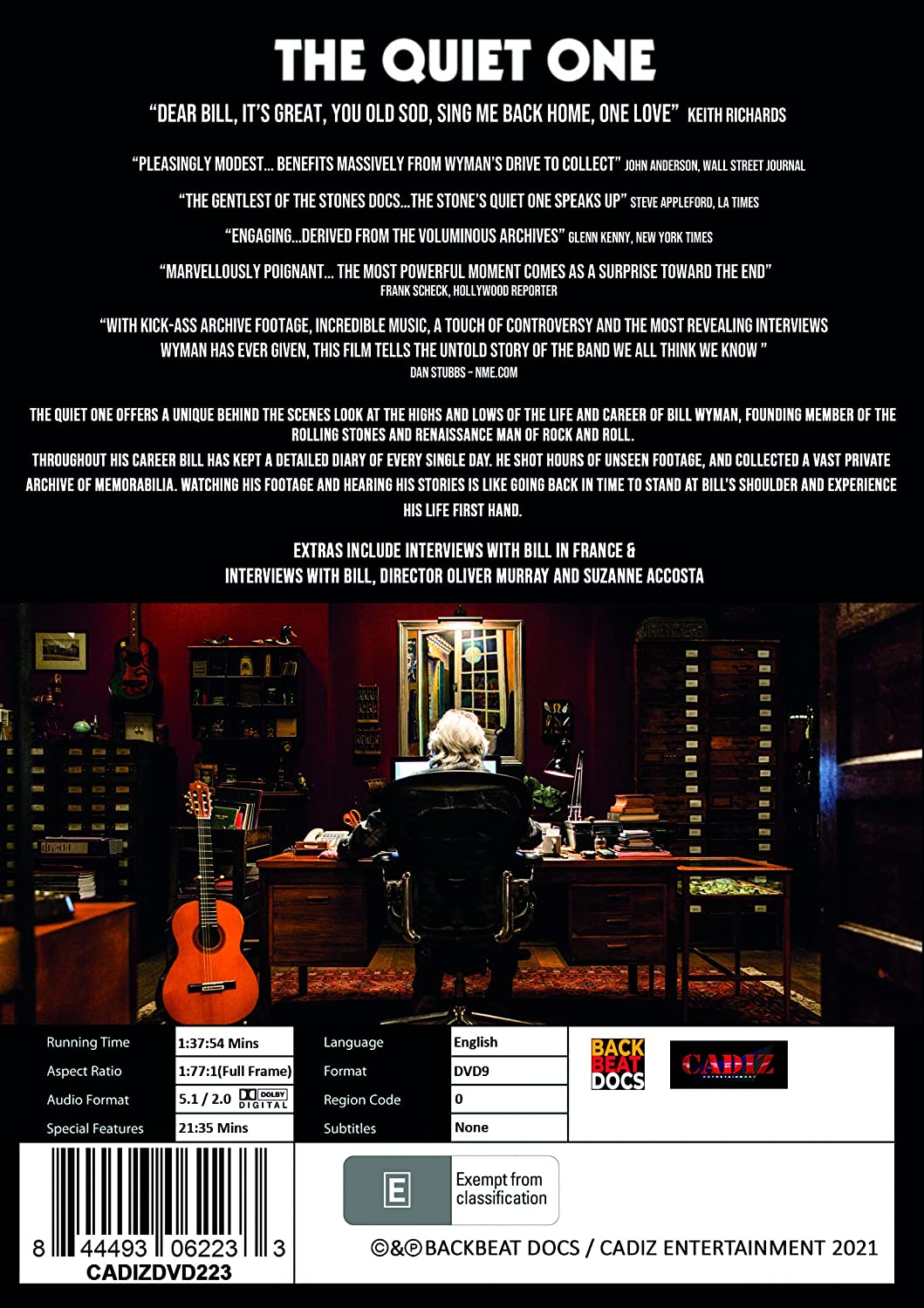 The Quiet One (2019) - Documentary [DVD] 2