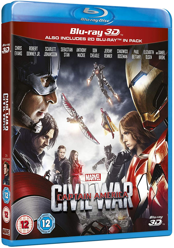 Captain America: Civil War [Blu-ray 3D] [2016]