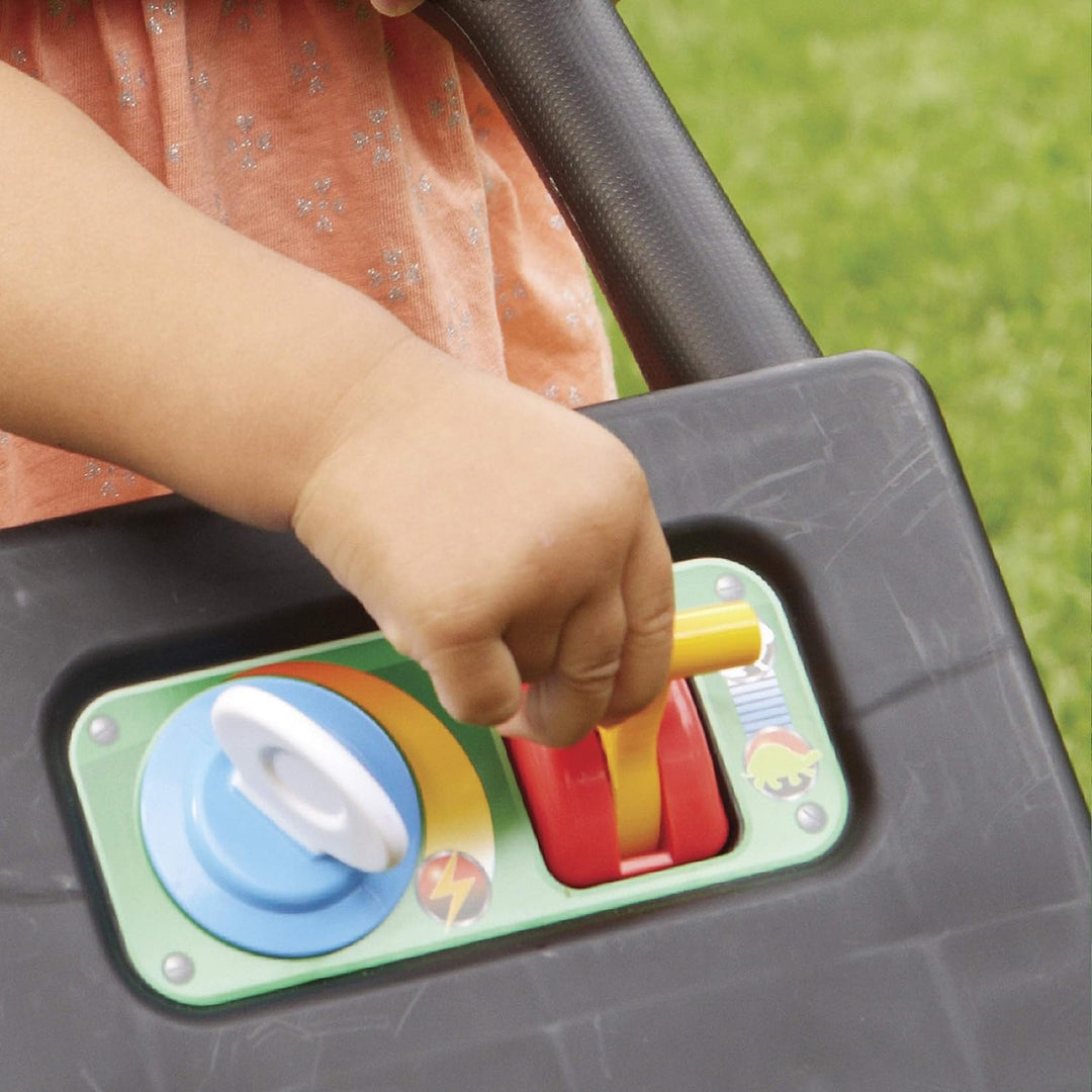 Little Tikes Gas 'n Go Mower - Realistic Play Lawn Mower with Mechanical Sounds & Movable Throttle for Toddlers 18 Months+