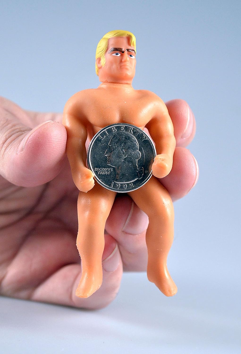 World's Smallest Stretch Armstrong - 9cm Stretchable Retro Action Figure