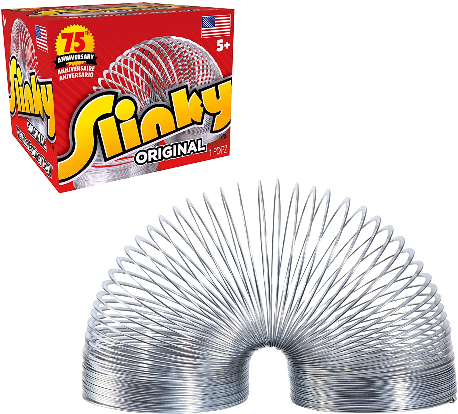 Slinky F9L60100 - Original Metal Walking Spring Toy for Kids 5+ 1