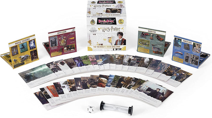 BrainBox | Harry Potter | Card Game | Ages 8+ | 1+ Players | 10 Minutes Playing Time