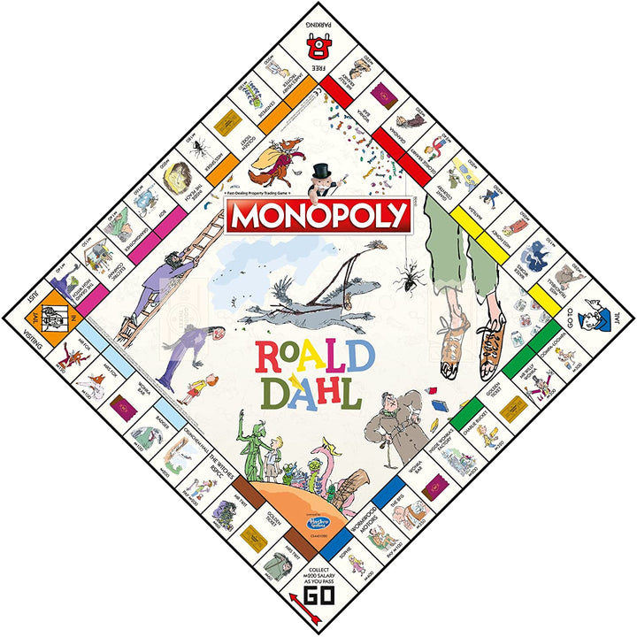 Winning Moves Roald Dahl Monopoly Brettspiel