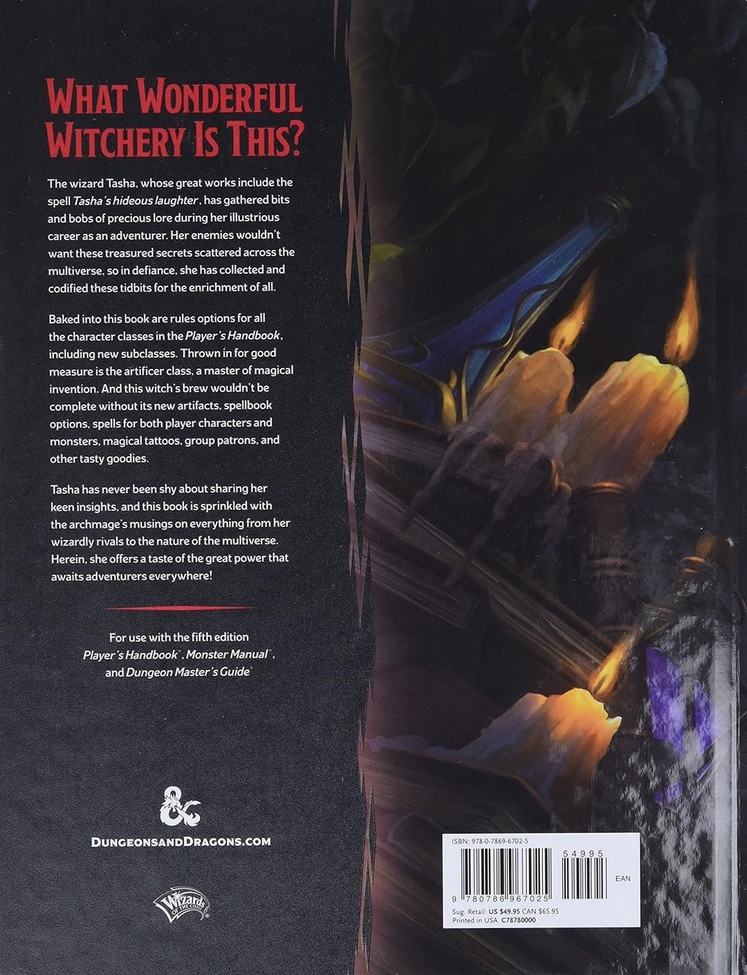 Wizards of the Coast Dungeons & Dragons: Tasha’s Cauldron of Everything Rulebook
