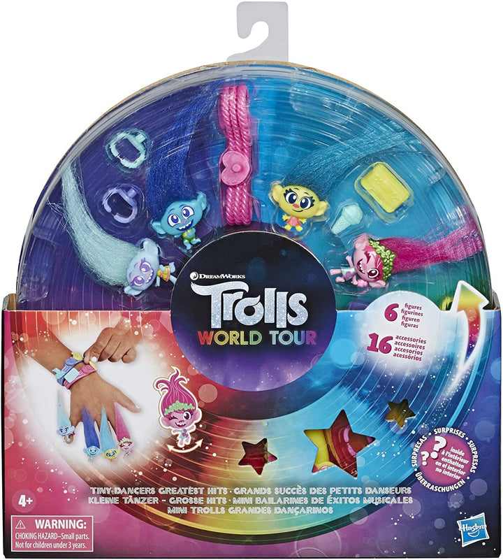 DreamWorks Trolls World Tour Tiny Dancers Greatest Hits 6 Collector Figurines