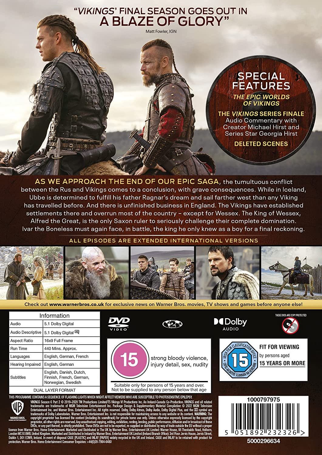 Vikings: Season 6 Volume 2 (2020) - DVD 2