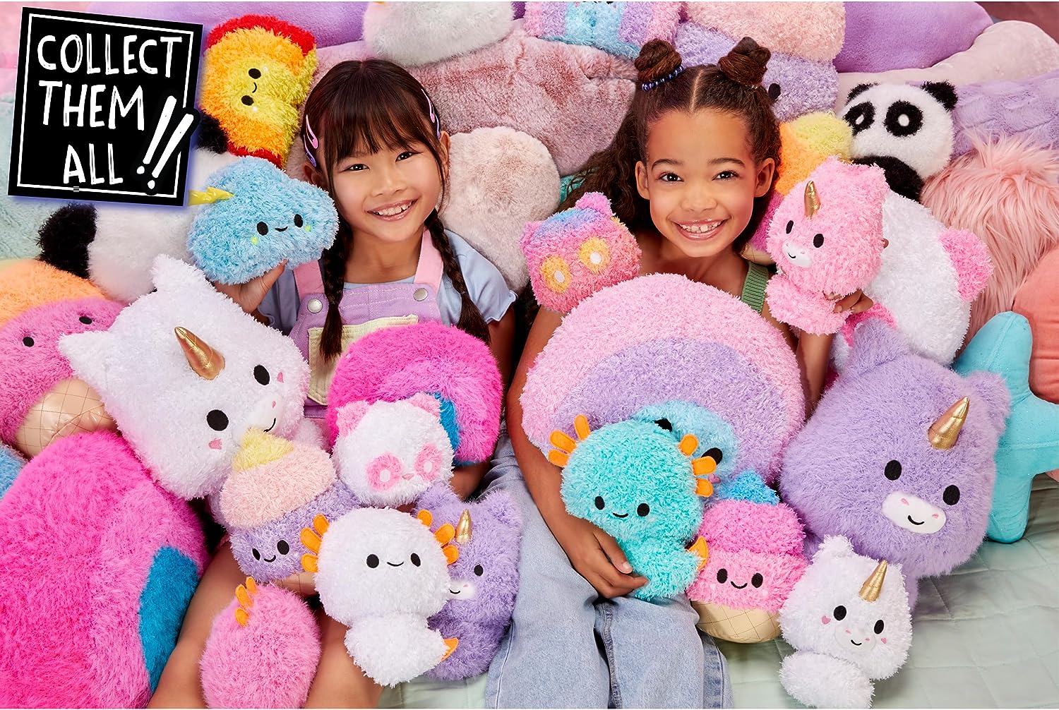 Fluffie Stuffiez Large Plush Ice Cream - 3 Ways to Play Pull, Reveal, Stuff 2