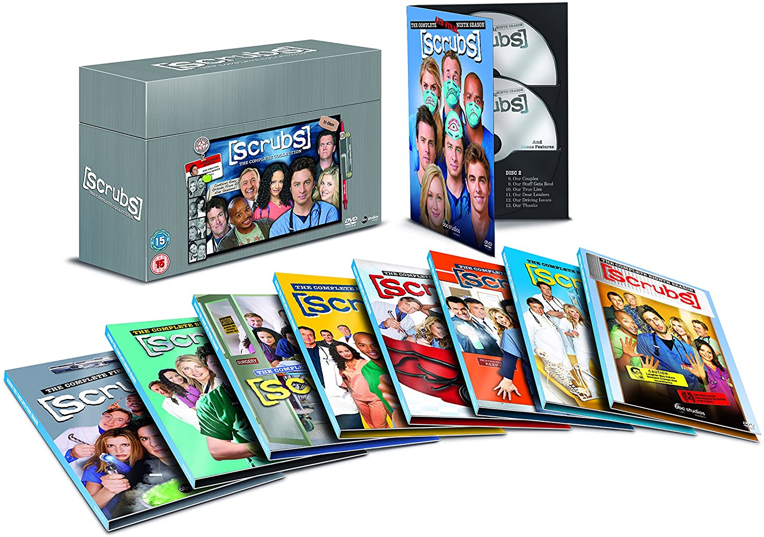 Scrubs: The Complete Collection - Seasons 1-9 [DVD] 1