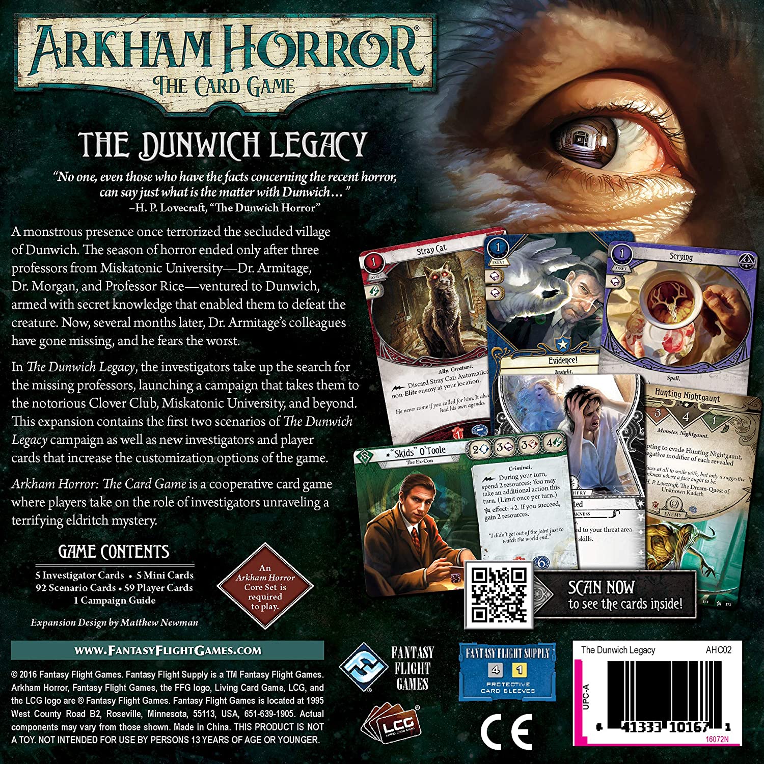 Fantasy Flight Games Arkham Horror: The Dunwich Legacy Expansion 2