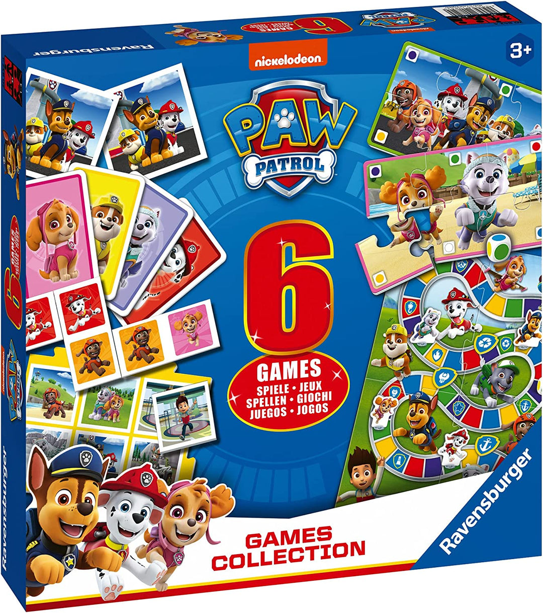 Ravensburger 20852 Paw Patrol 6 in 1 Spiele