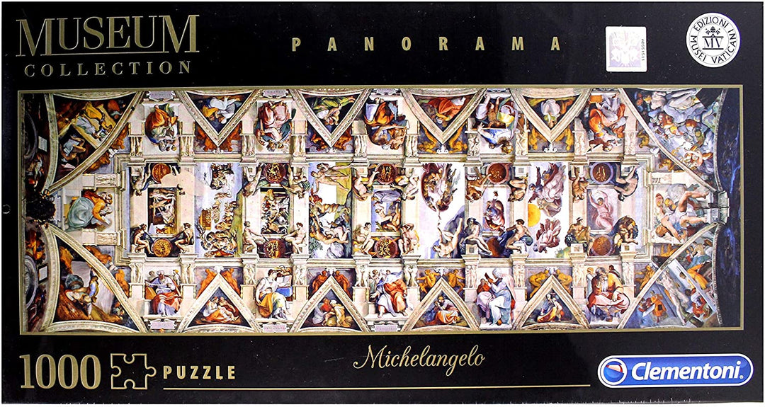Clementoni 39498 Vatican Puzzle Sistina Hat Panorama puzzle for adults and children 1000 Pieces