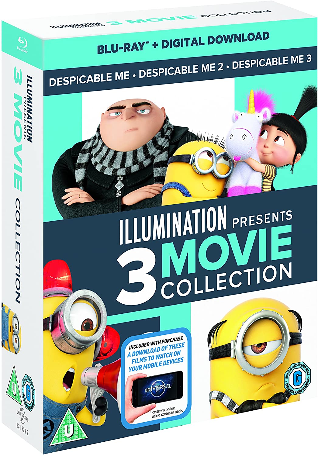 Despicable Me 1-3 Trilogy (2010-2017) - Blu-ray 2