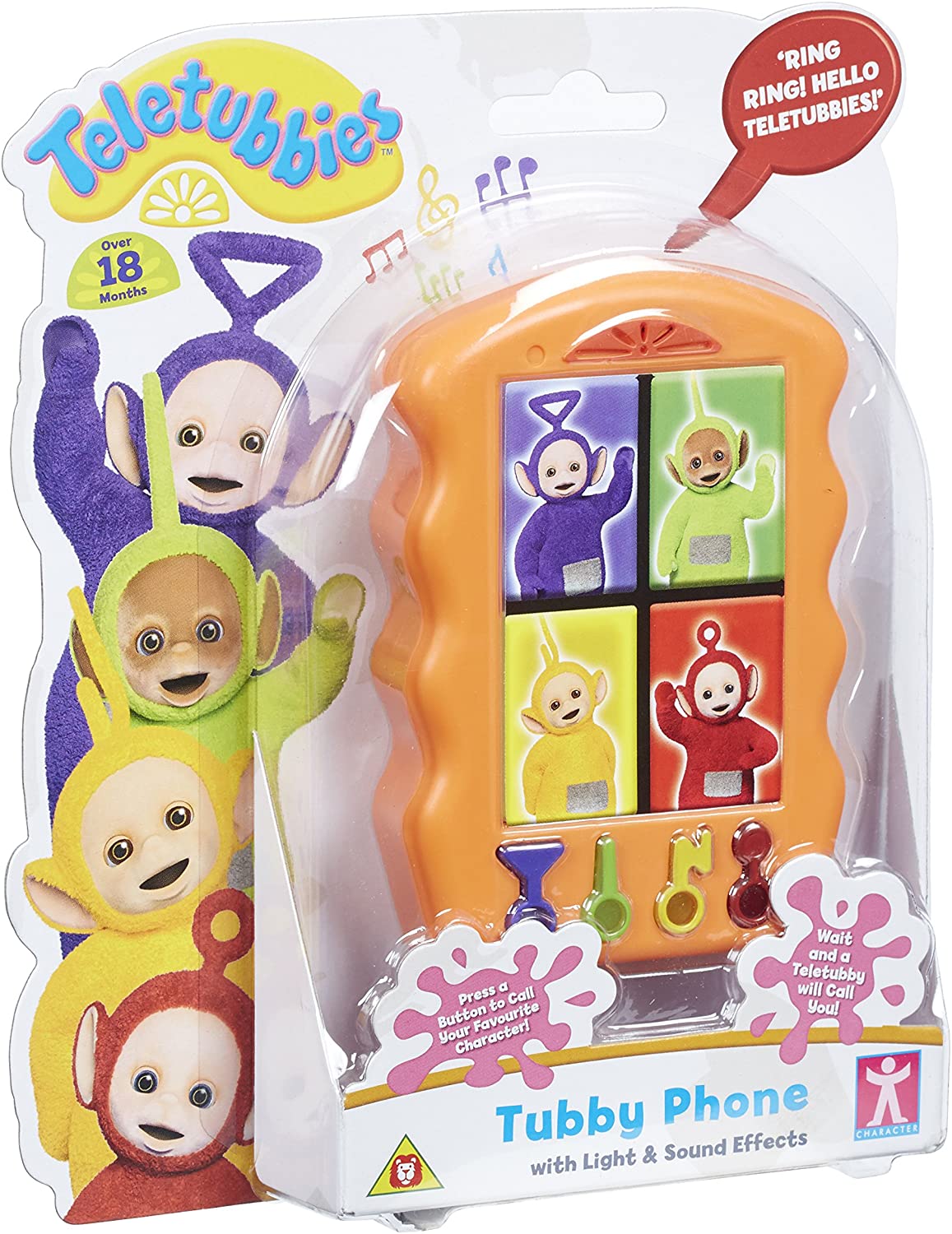 Teletubbies Tubby Phone Toy - Interactive Light-Up Electronic Phone for Toddlers 1