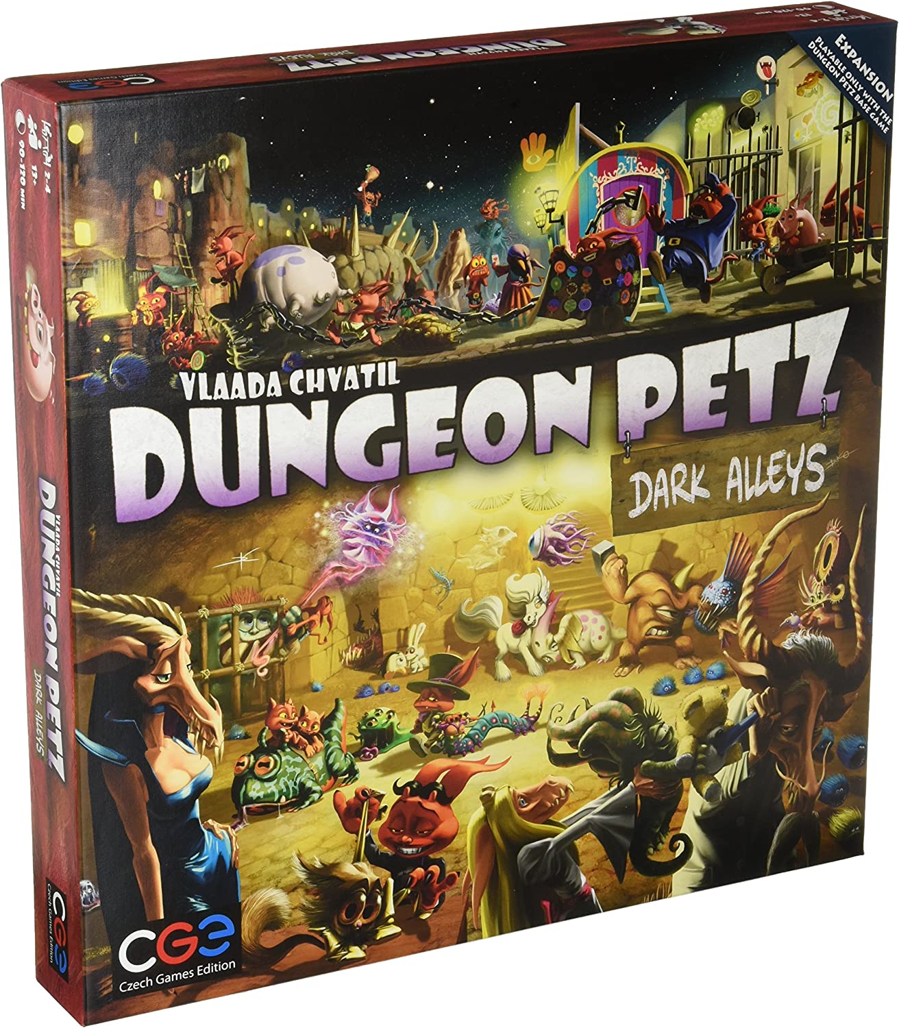Czech Games Edition Dungeon Petz: Dark Alleys Expansion 1