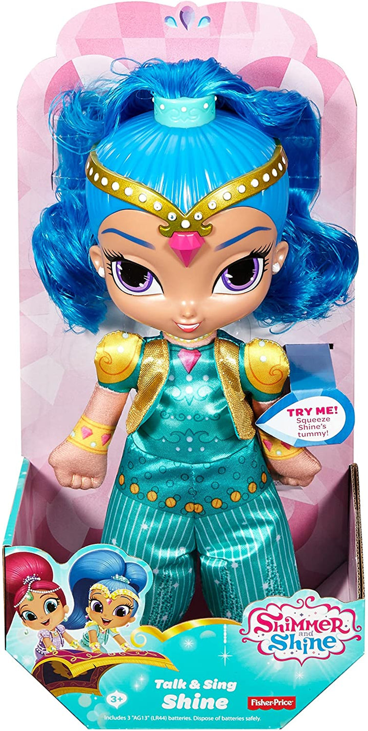 Shimmer and Shine Talk & Sing Doll - Interactive Genie Toy for Ages 3-6 (DGM07)