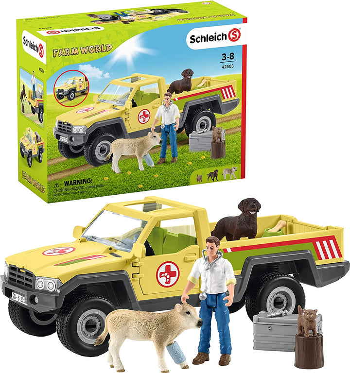 Schleich 42503 Veterinarian Visit at the Farm World