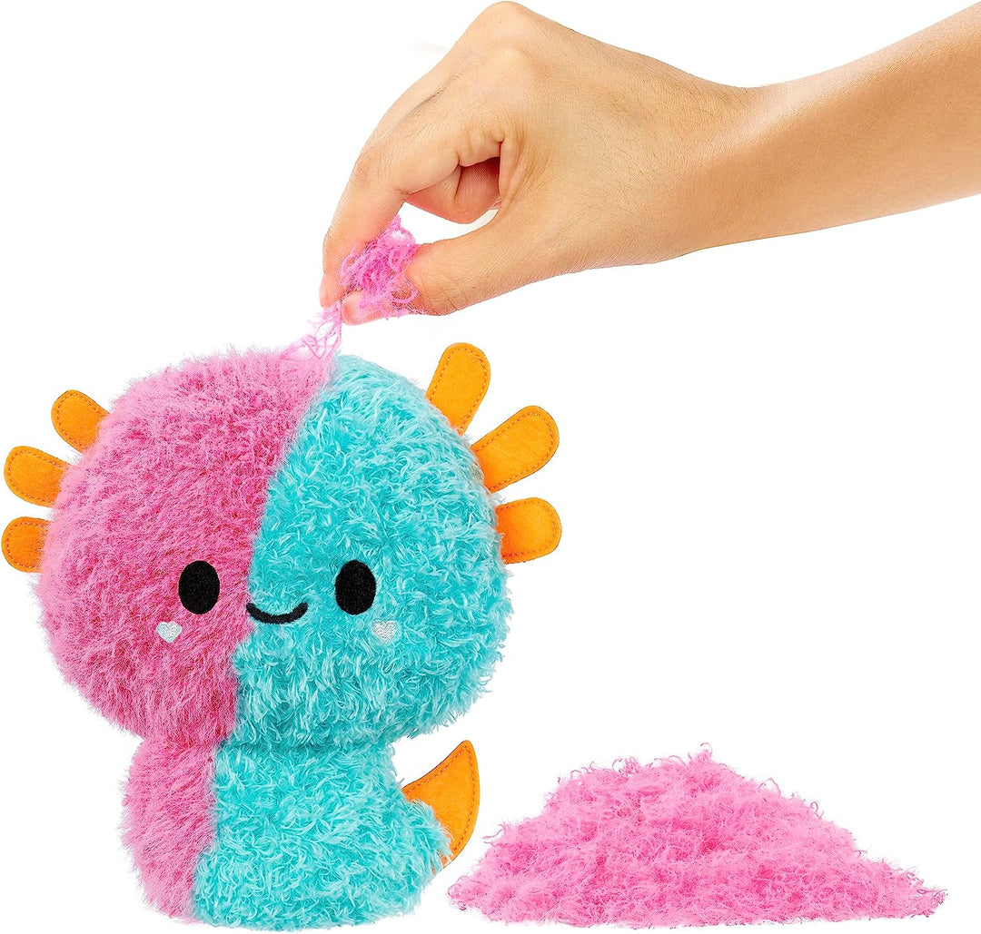 Fluffie Stuffiez Small Collectible Axolotl Plush - 3 Ways to Play for Kids 4+