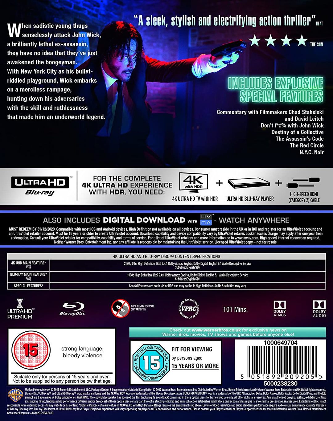 John Wick (2014) - 4K Ultra HD Blu-ray