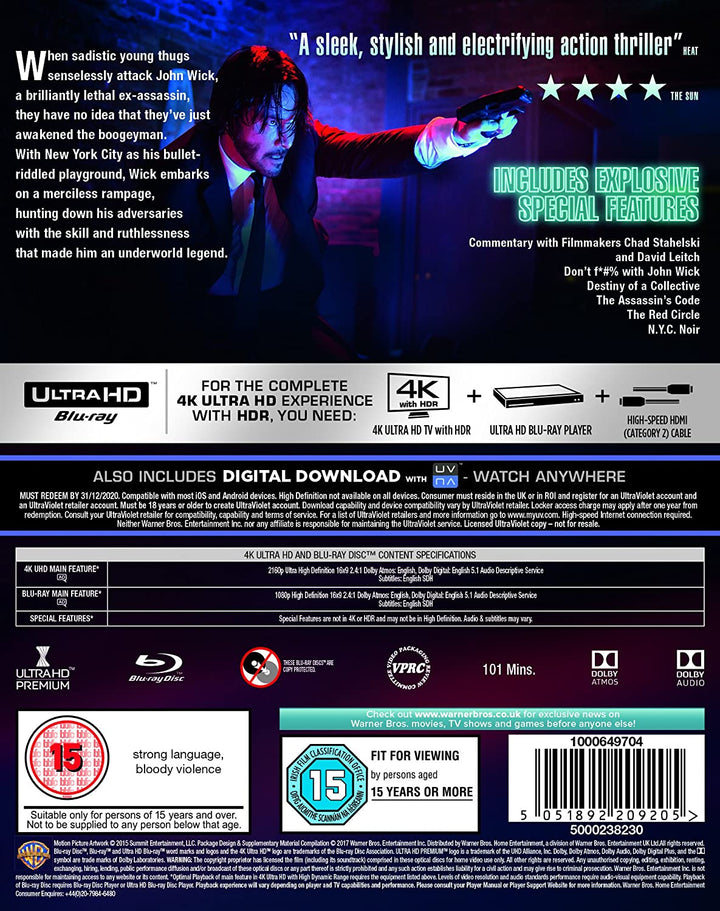 John Wick (2014) - 4K Ultra HD Blu-ray