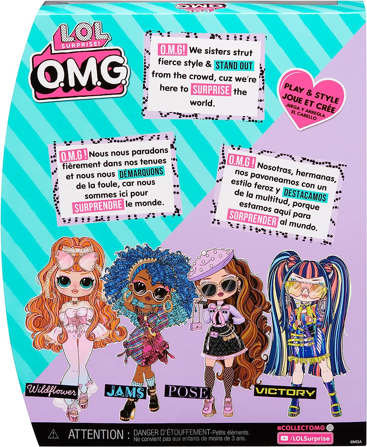 L.O.L. Surprise! O.M.G. Pose Fashion Doll - Articulated Runway-Ready Fashion Play