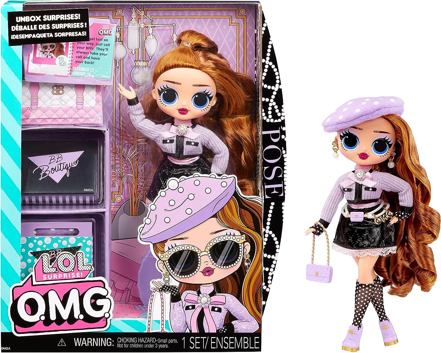 L.O.L. Surprise! O.M.G. Pose Fashion Doll - Articulated Runway-Ready Fashion Play