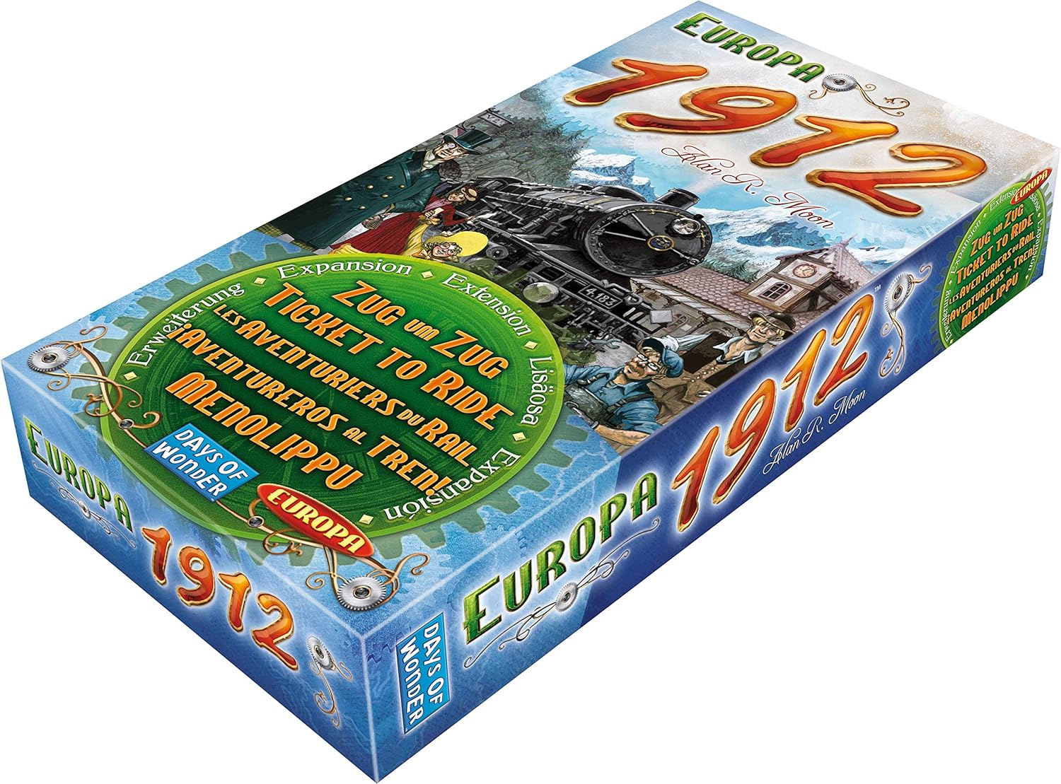 Days of Wonder Ticket to Ride: Europe 1912 Expansion – Strategy Board Game for 2-5 Players