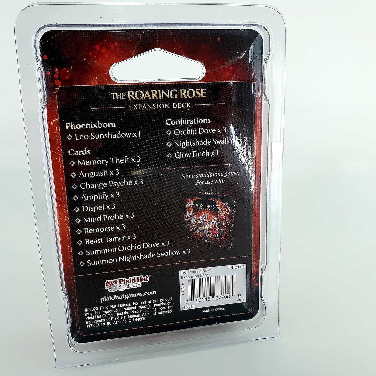 Plaid Hat Games Ashes Reborn: The Roaring Rose Expansion Deck 3